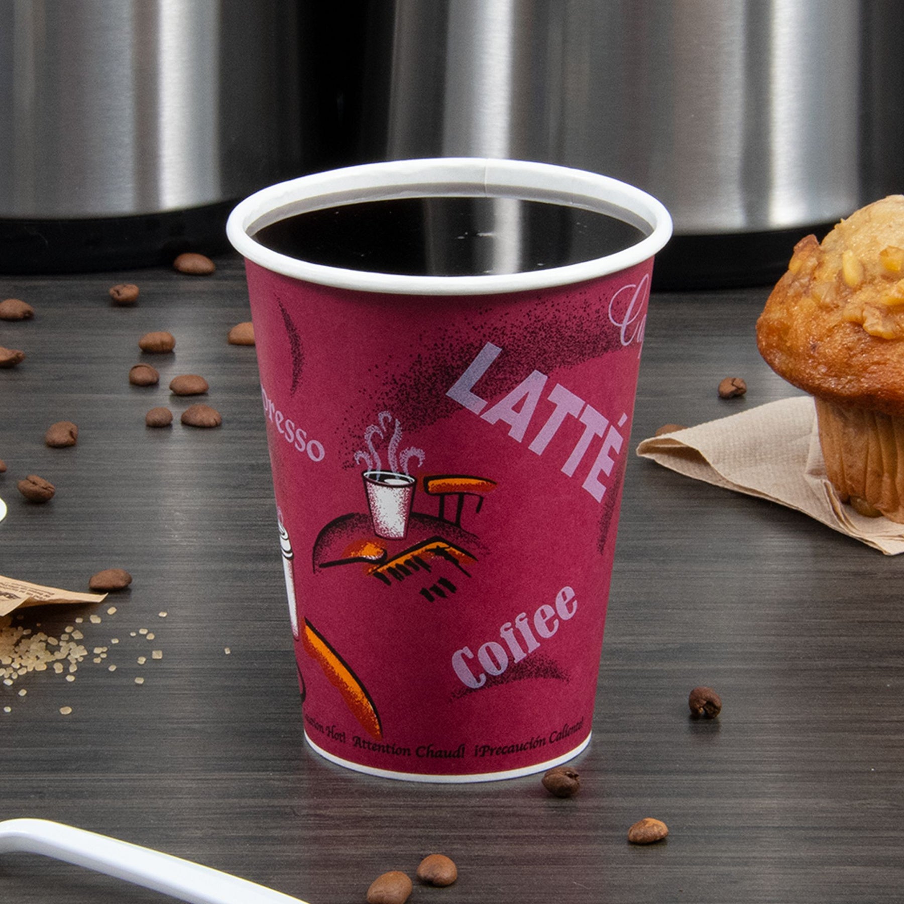 Solo Cup OF12BI-0041 Perfect Pak Paper Hot Cup 12 oz , Bistro 300/CS
