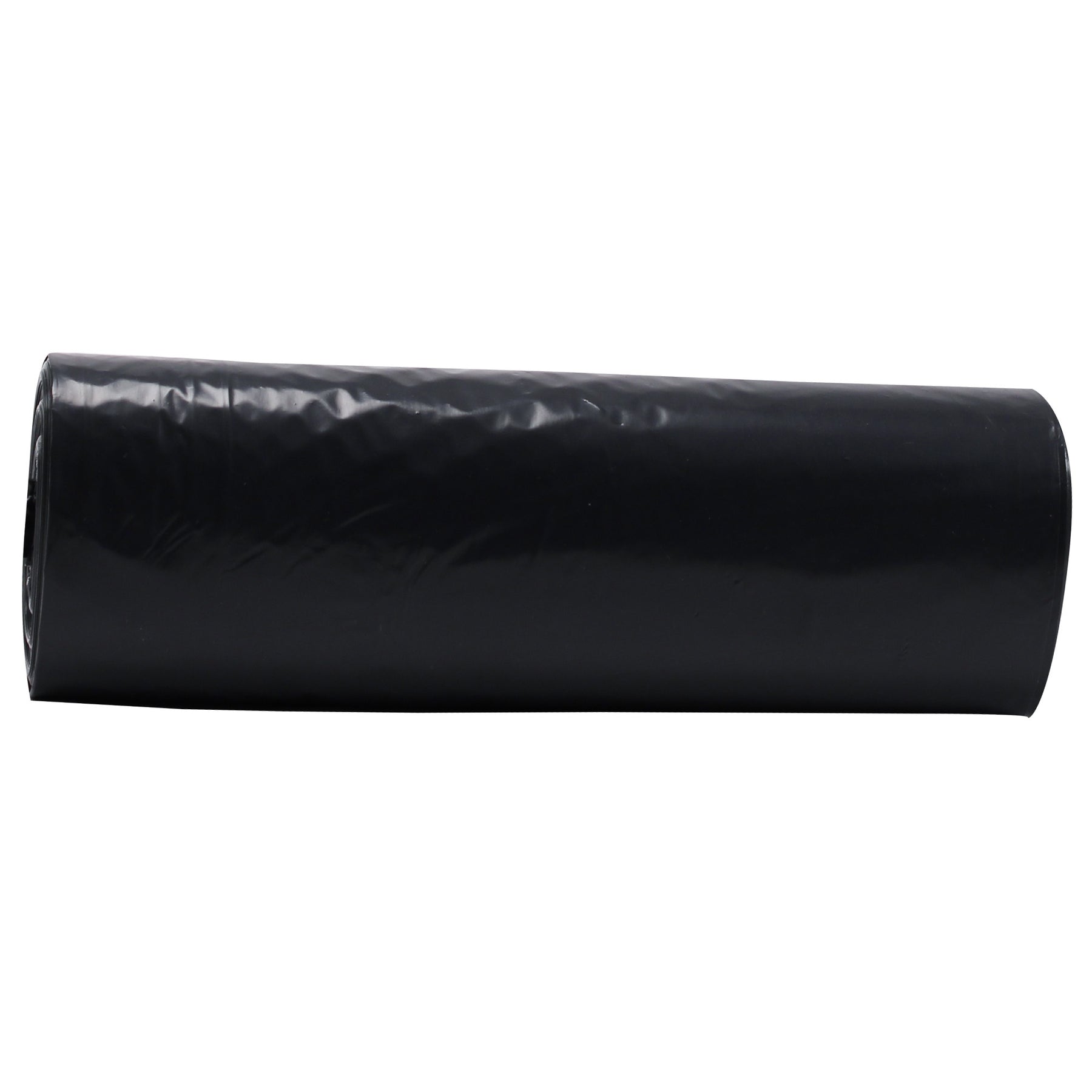 Strongman SM385820 38x58 33 micron Black 60 gallons LLD Repro Liner Perforated Rolls 100/CS