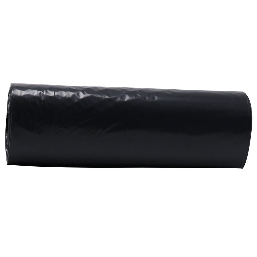 Strongman SM385820 38x58 33 micron Black 60 gallons LLD Repro Liner Perforated Rolls 100/CS