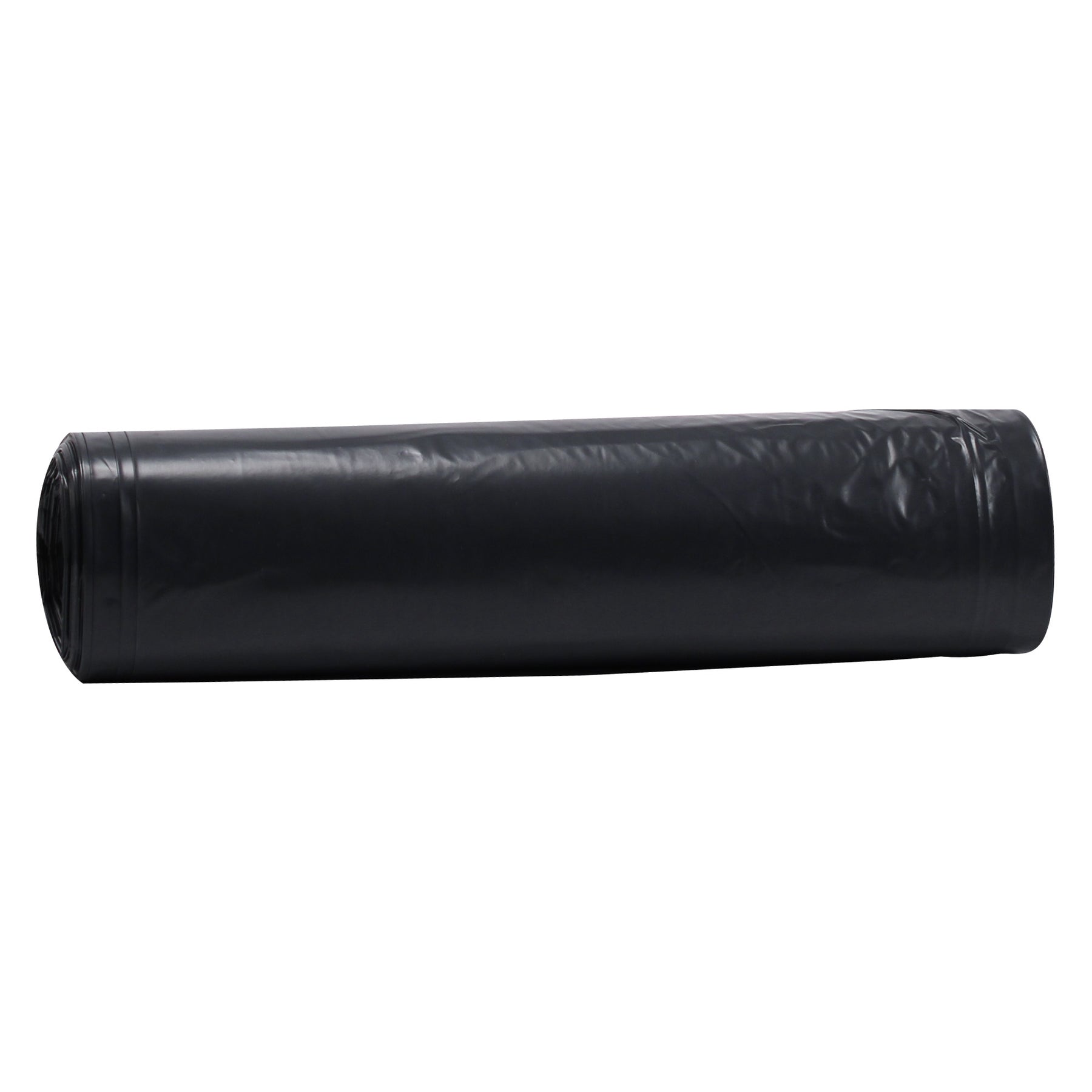 Strongman SM404620 40x46 33 micron Black 40-45 Gallons LLD Repro Liner Perforated Rolls 100/CS