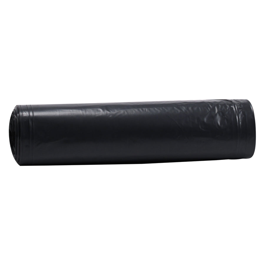 Strongman SM404620 40x46 33 micron Black 40-45 Gallons LLD Repro Liner Perforated Rolls 100/CS