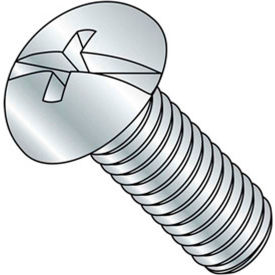 1/4-20 x 3/4" Machine Screw - Round Head - Phillips/Slotted - Steel - Zinc CR+3 - FT - Pkg of 100