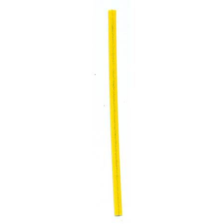 Bedford Industries 4tty 4" x 3/16" Yellow Twist Tie Paper with Single Wire 2000/BX