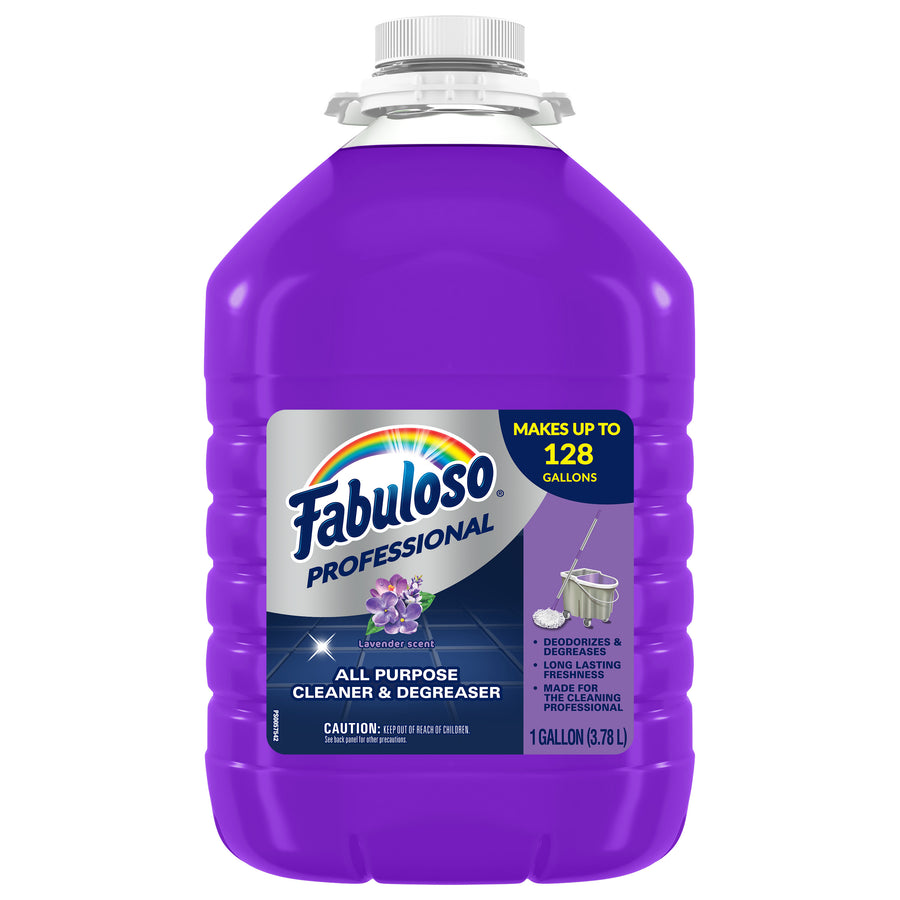 Fabuloso US05253A Fabuloso Pro All Purpose Cleaner Lavender Concentrate 1 Gallon 4/CS