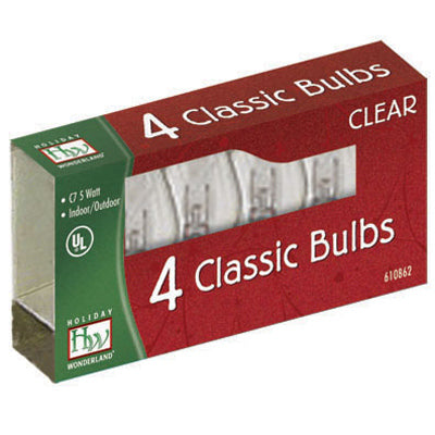 HW 4PK C7 CLR Repl Bulb