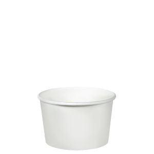 Solo Cup VS608-02050 Solo VS DSP Paper Food Containers White 8 oz 1000/CS