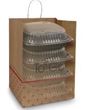Bagcraft 29733 Dubl Life ToGo! Regal Carryout Bag Natural 12" X 9" X 15.75" 200/CS