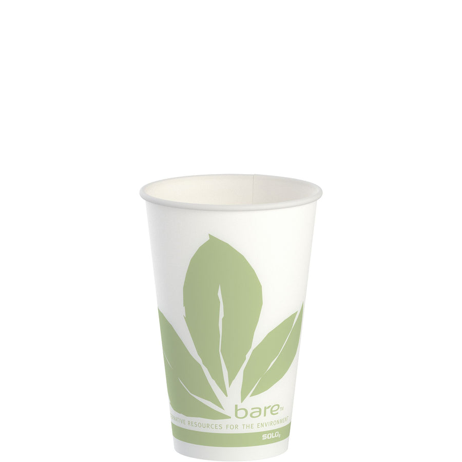 Solo Cup R12BB-JD110 Bare Waxed Paper Cold Cups 12 oz 2000/CS