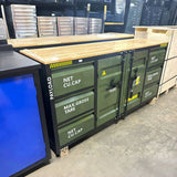 6.5ft Workbench Cabinet with 6 Drawers