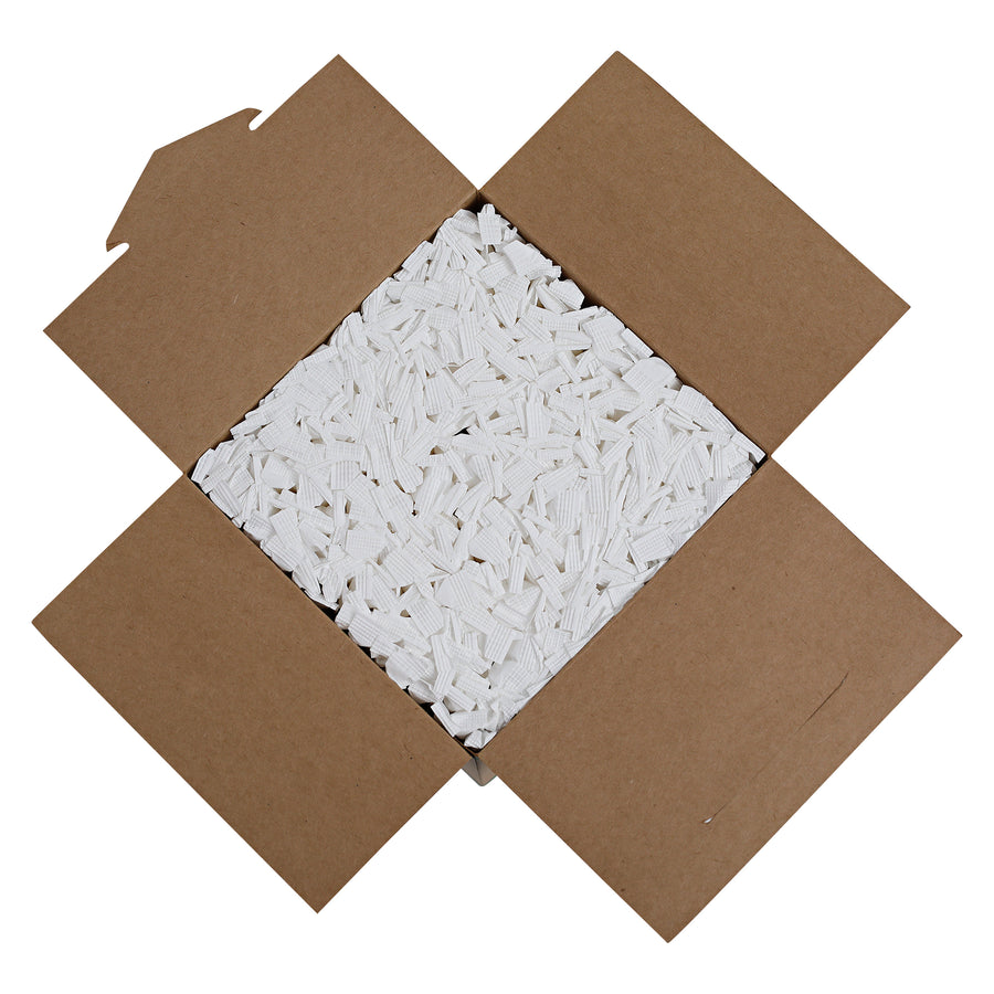 Empress Earth EPS775JWW 7.75" White Jumbo Paper Straws Wrapped 2000/CS