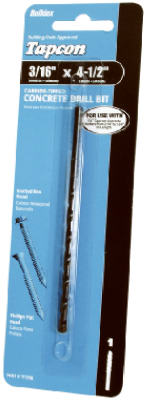 3/16x4-1/2Con Drill Bit