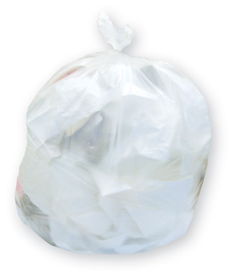 Heritage Bag Z8648XN 43X48 HDPE Natural 17.00 Mic Flat Pack Can Liners 56 Gallon 200/CS