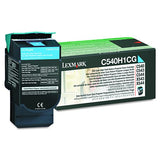 Lexmark C540H1CG C540h1cg Return Program High-Yield Toner, 2,000 Page-Yield, Cyan 2