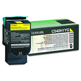 Lexmark C540H1YG C540h1yg Return Program High-Yield Toner, 2,000 Page-Yield, Yellow 2