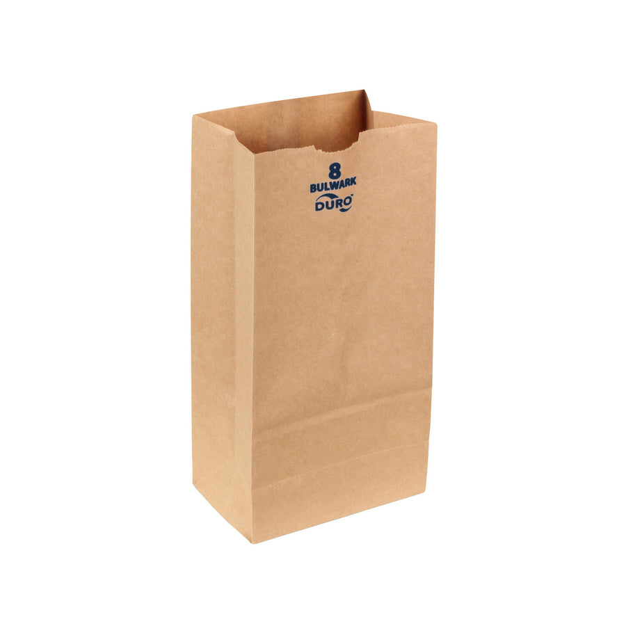 Duro 71008 8# Bulwark 57# Basis SOS Bag Kraft 6.13" X 4.13" X 12.44" 400/CS