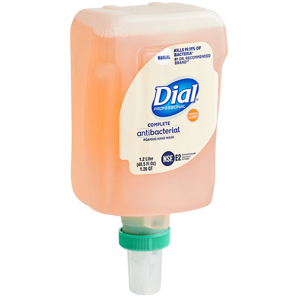 Dial 16670 Complete Foaming Hand Soap Refill 1.2L Antibacterial 3/CS