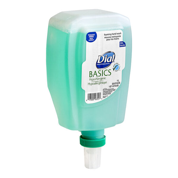 Dial 16722 Basics Foaming Soap Refill 1L Hypoallergenic 3/CS