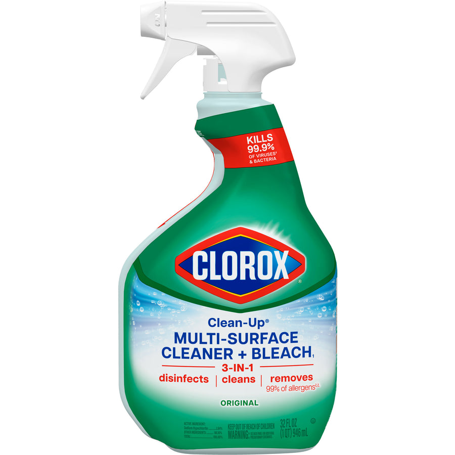 Clorox 31221 Clean-Up All Purpose Cleaner 32 oz. Spray, Original w/ Bleach 9/CS