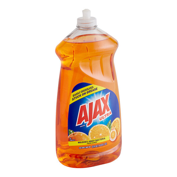 Colgate 149860 Ajax Dish Soap 52 oz. Orange 6/CS