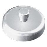 Kantek AHM001 Mounting Magnets for Glove and Towel Dispensers, White/Silver, 1.5" Diameter, 4/Pack 2