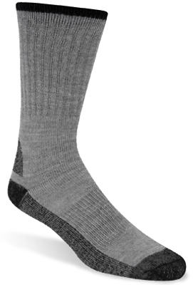 2PK MED GRY Work Sock