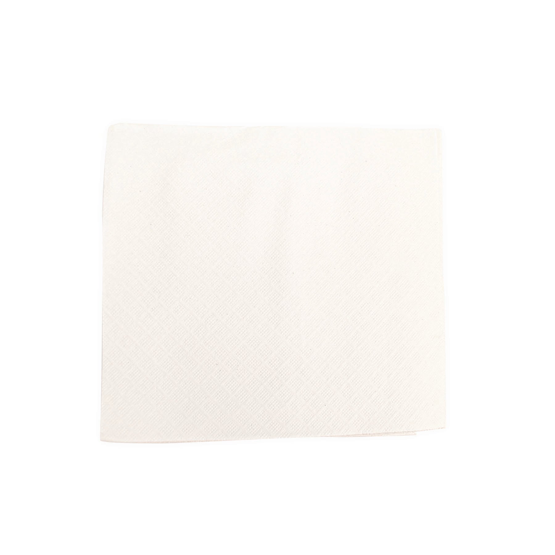Morsoft 1717 16" X 16" Dinner Napkin White 1-Ply 1 / 4 Fold 3000/CS