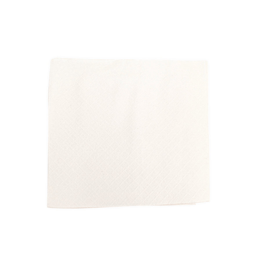 Morsoft 1717 16" X 16" Dinner Napkin White 1-Ply 1 / 4 Fold 3000/CS