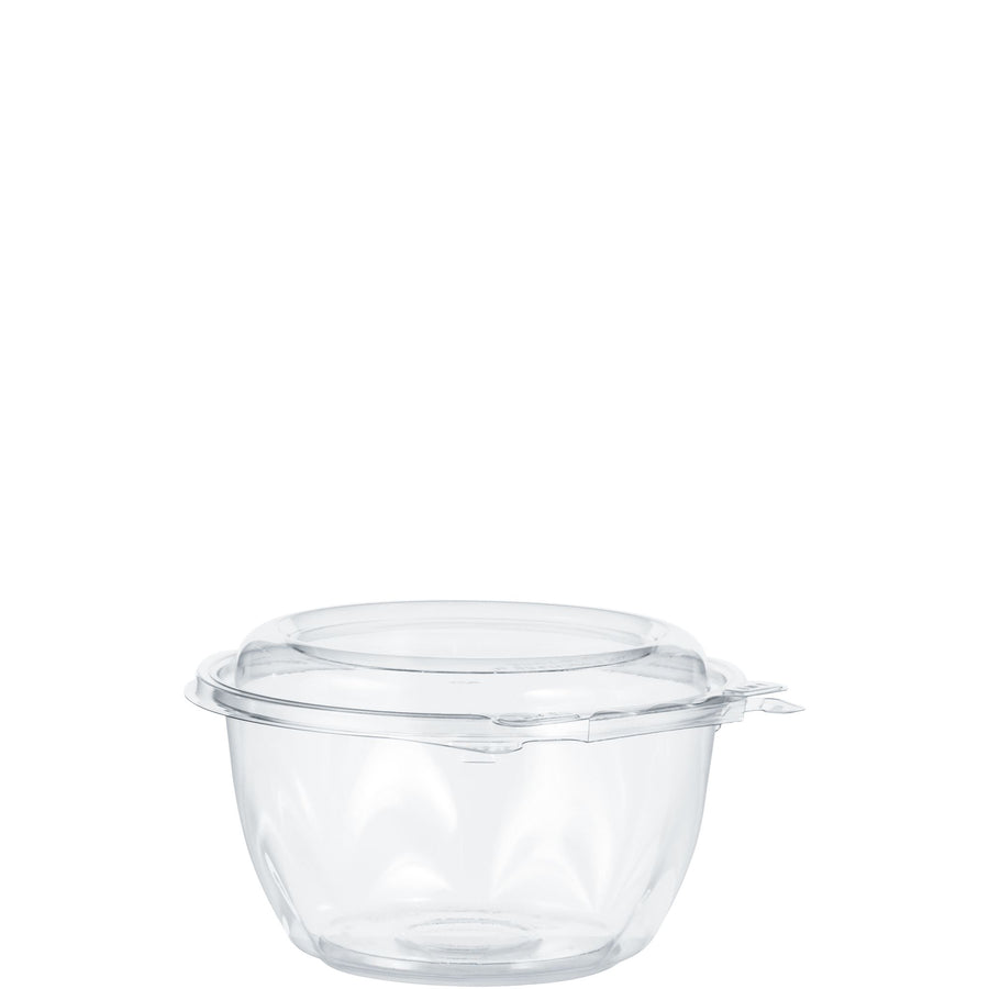 Dart CTR16BD SafeSeal PET Bowl w/ Dome Lid Clear 16 oz. Tamper-Resistant 240/CS