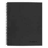 Cambridge 06062 Wirebound Business Notebook, 1-Subject, Wide/Legal Rule, Black Linen Cover, (80) 11 x 8.5 Sheets 2