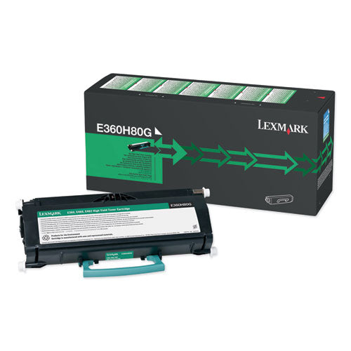 Lexmark E360H80G E360h80g High-Yield Toner, 9,000 Page-Yield, Black