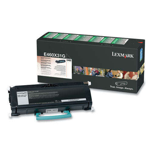 Lexmark E460X31G E460x31g Extra High-Yield Toner, 15,000 Page-Yield, Black