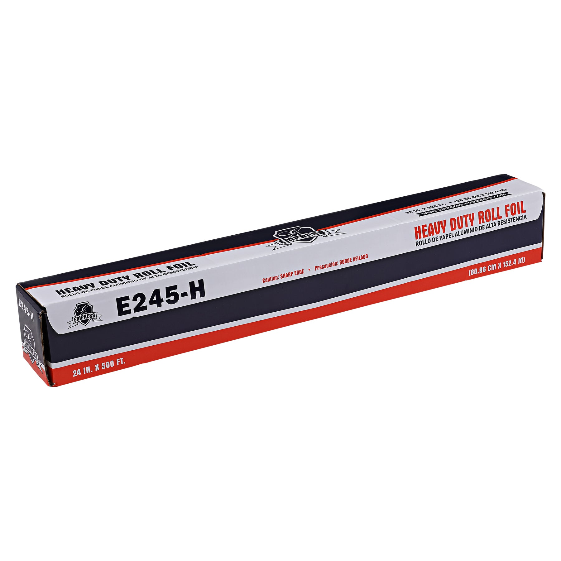 Empress E245-H Heavy Duty Roll Foil 24" X 500' 90 gauge