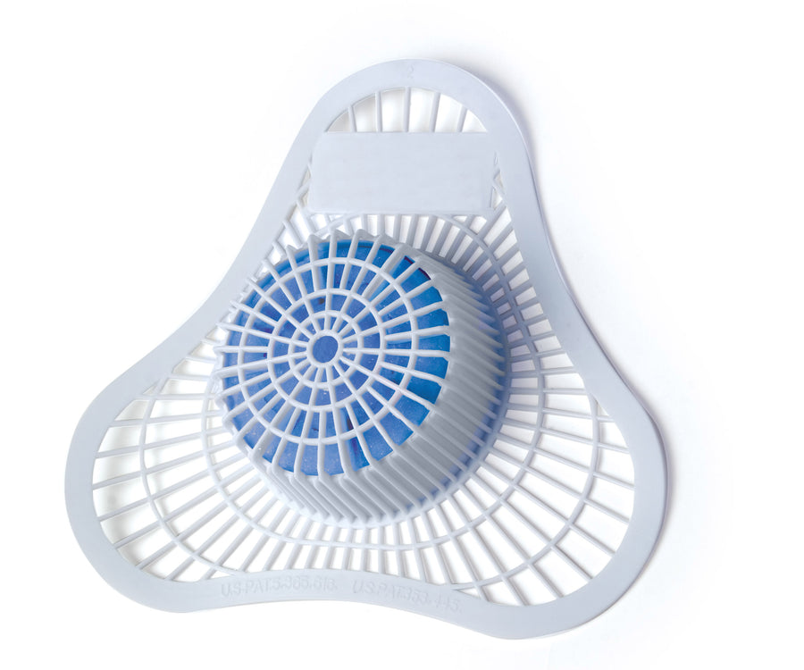 Hospeco 01905 Health Gards Urinal Screen Blue / Citrus w/ Non-Para Block 12/CS