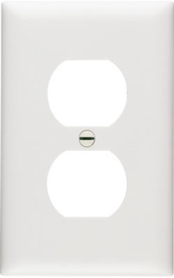 10PK WHT DPLX WallPlate