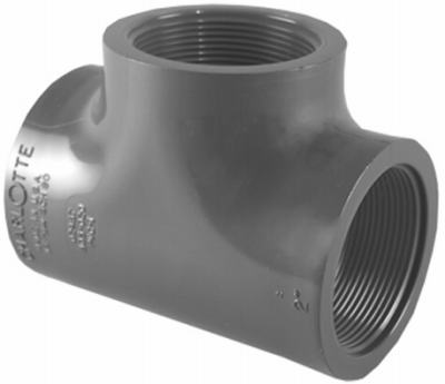 3/4"PVC SCH80 TxTxT Tee
