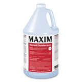 Maxim 040200-41 Neutral Disinfectant, Lemon Scent, 1 Gal Bottle, 4/carton 2