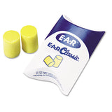 3M 310-1001 E-A-R Classic Earplugs, Pillow Paks, Cordless, PVC Foam, Yellow, 200 Pairs/Box 2
