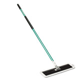 3M 55593 Easy Scrub Flat Mop Tool, 16" Wide Microfiber Head, 54" Green Aluminum Handle 2