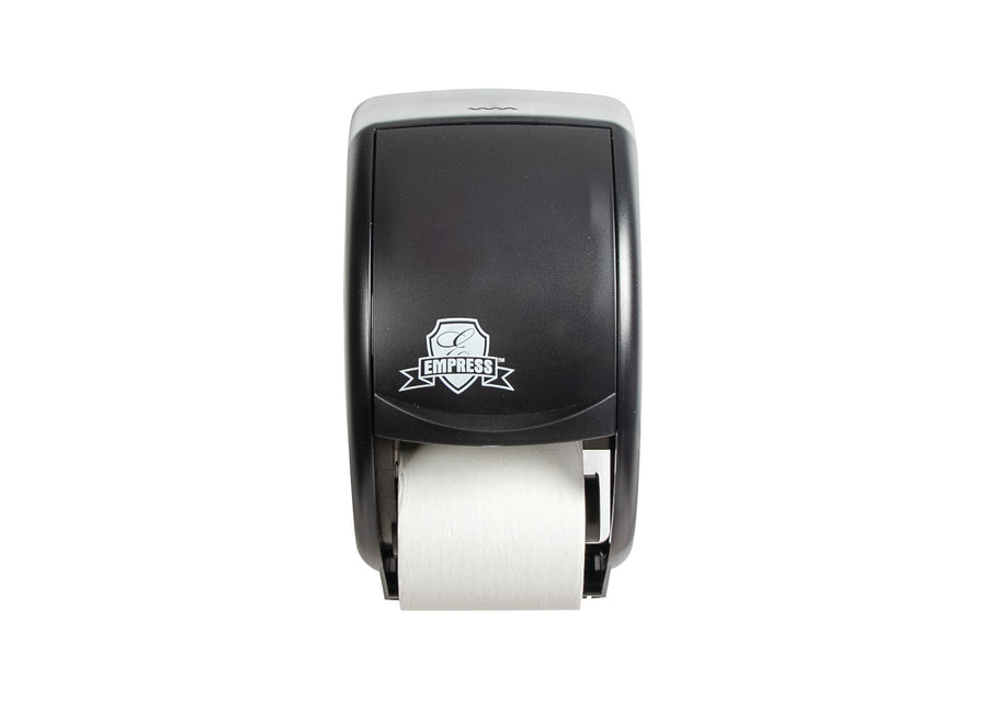Empress EMP3500 Dispenser for Bath Tissue Two-Roll Standard Black