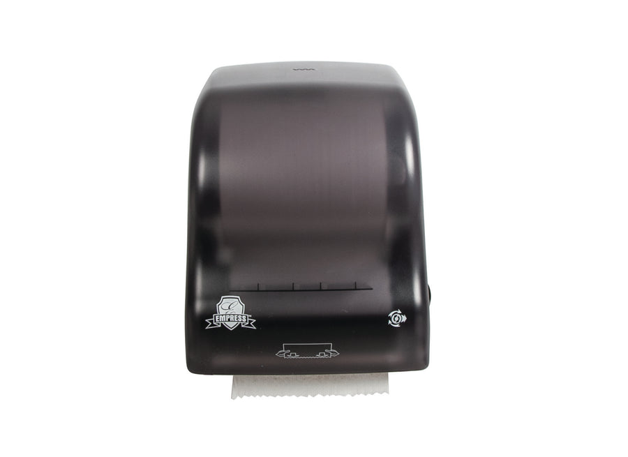 Empress EMP7400 Dispenser for Hardwound Towel Black, Mechanical Hands Free
