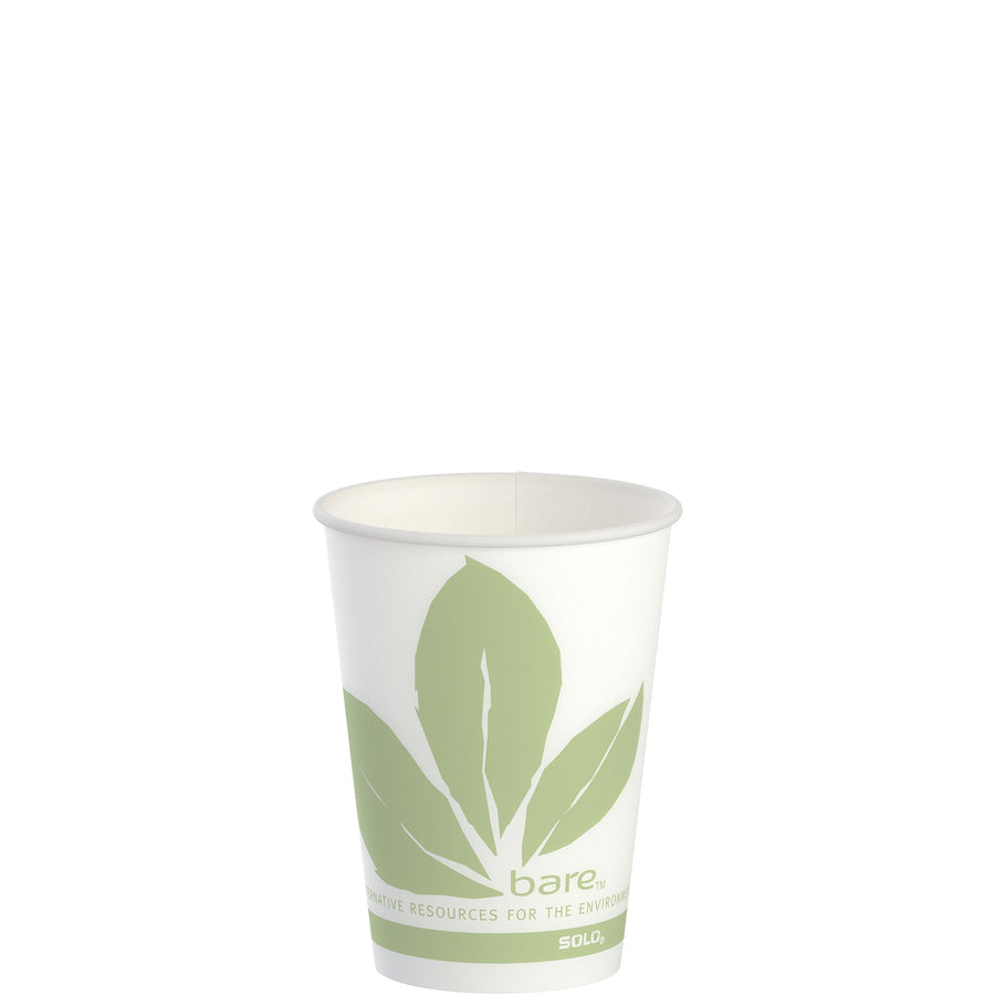 Solo Cup R9BB-JD110 Bare Waxed Paper Cold Cups 9 oz 2000/CS
