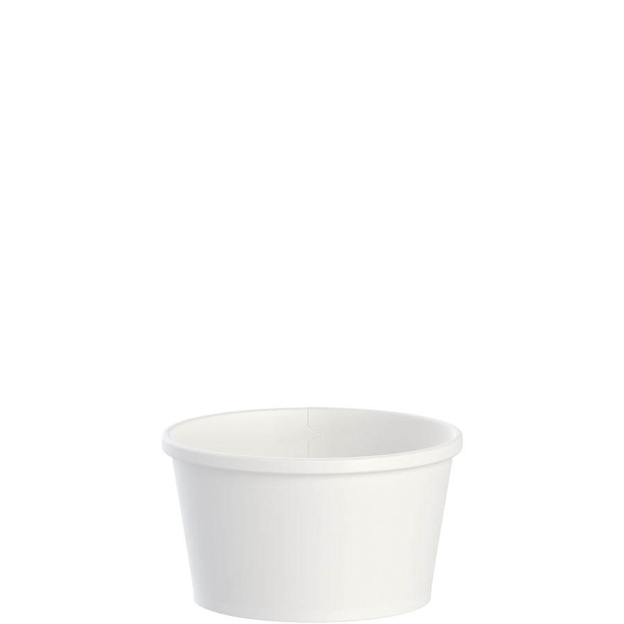 Solo Cup HS4085-2050 8 oz Squat Food Container White 500/CS