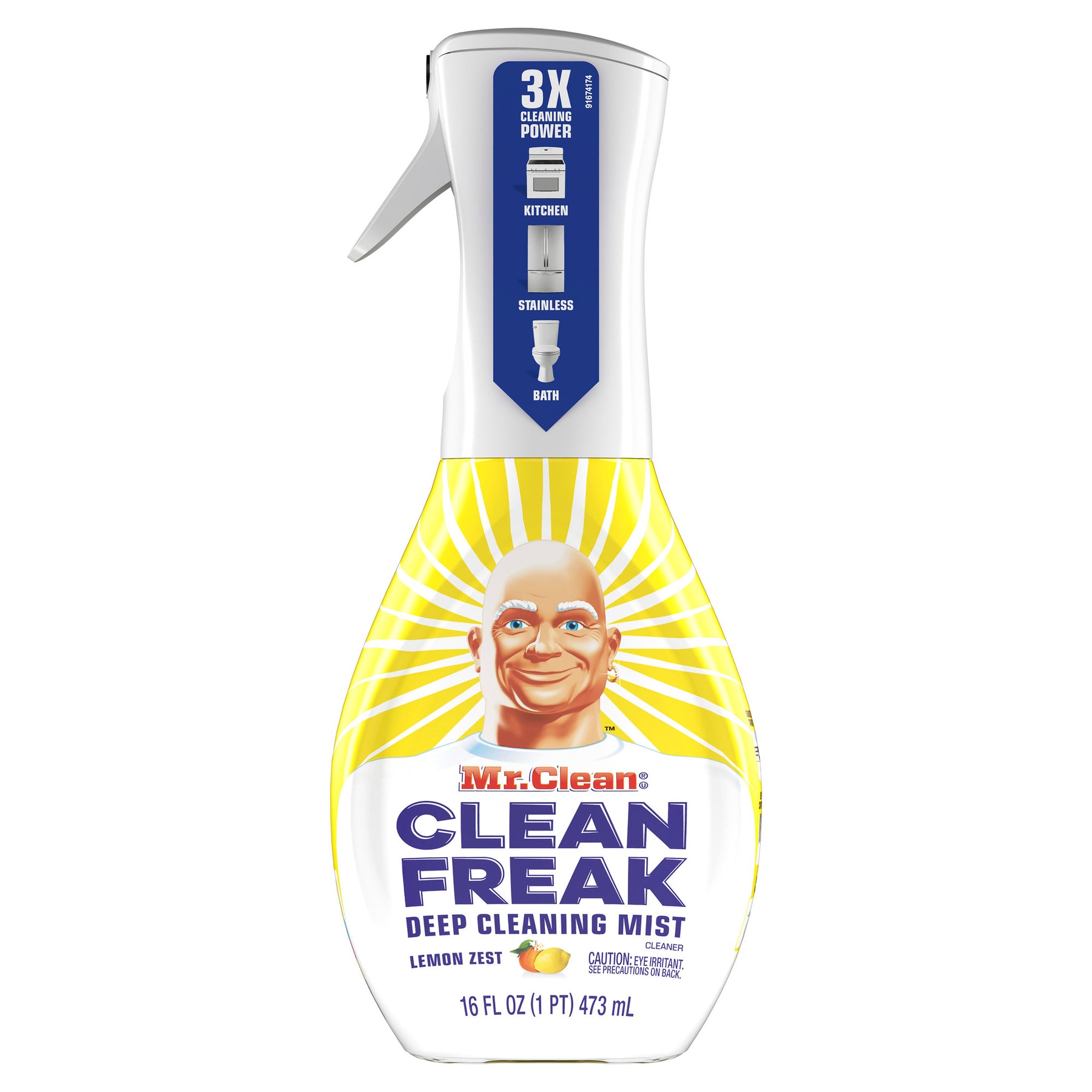 P&g Professional 79129 Mr. Clean Clean Freak Deep Cleaning Mist Spray 16 oz. Lemon Zest Scent 6/CS