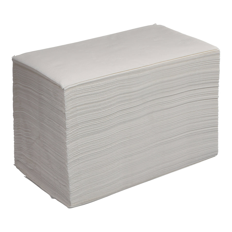 Empress DN 281517B 2-Ply Dinner Napkin Brick Pack 14.2 x 16.5, White, 1/8 Fold 3000/CS