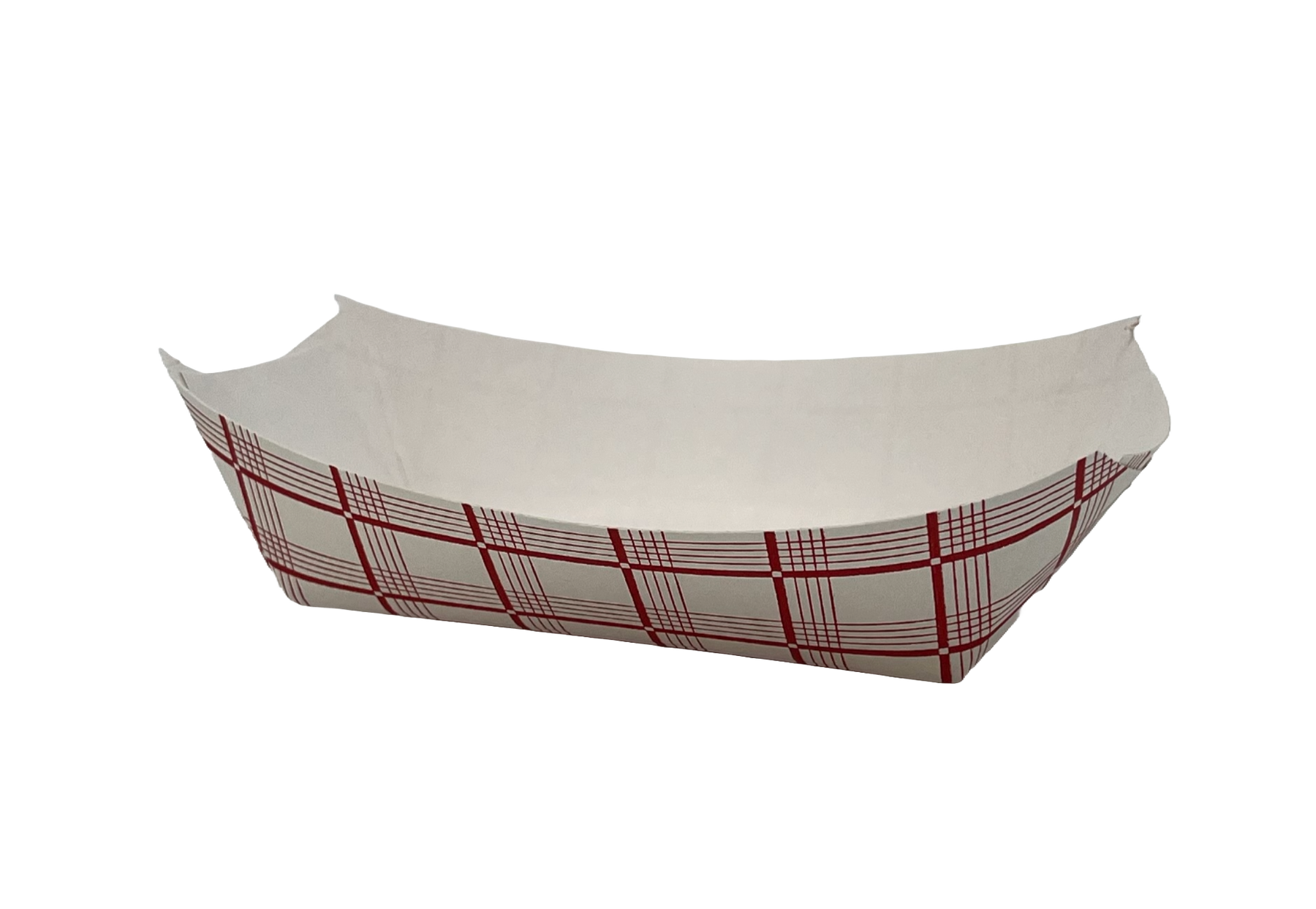 SQP 9251 Companions Brand #100 Food Tray Red Plaid , 6.5" x 4.38" x 1.5" 1000/CS