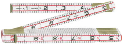 5/8x6' Eng WD Rule