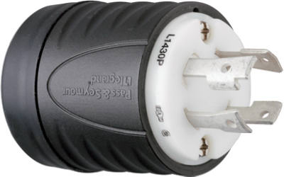 30A 250V BLK Lock Plug