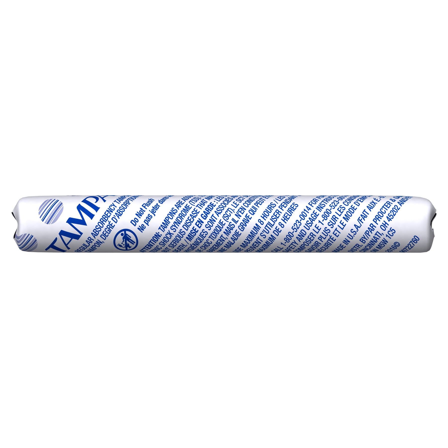 Tampax 73010-02500 Tampax Coin Vending Style w/ Tube 1 Count Individually Wrapped 500/CS
