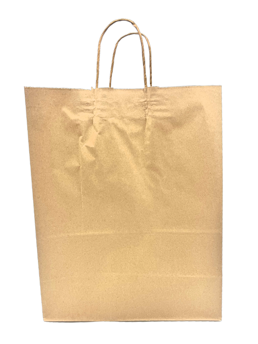Kari-Out 1200130 Senior Kraft Twist Handle Bag 13" x 7" x 17" 250/CS