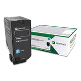 Lexmark 74C00CG 74c00cg Return Program Toner, 3,000 Page-Yield, Cyan 2